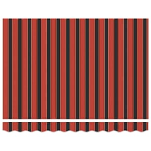 Retraktilna tenda Rdeča in črna 350 x 250 cm - slika 6