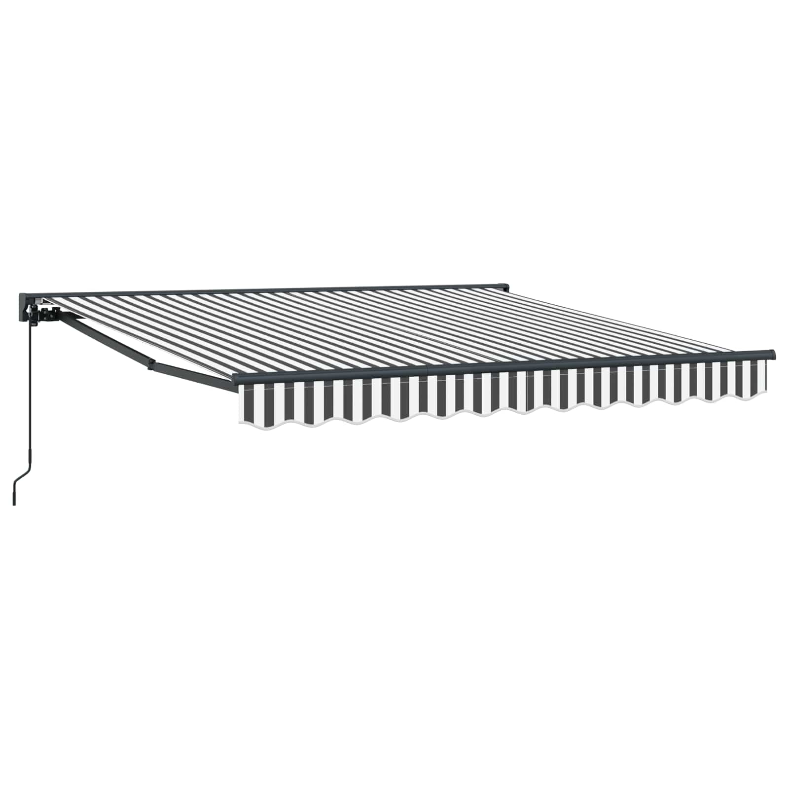 vidaXL Rám markýzy Antracitová a bílá 350 x 250 cm