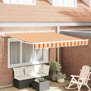 Stahovací markýza Žlutá a oranžová 350 x 250 x 165 cm - obrázek 1