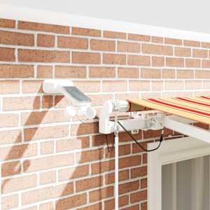 Retraktilna tenda z LED lučmi Rumena in oranžna 350 x 250 cm - slika 4