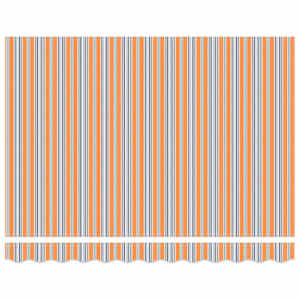 Retraktilna tenda večbarvno 350 x 250 cm Tkanina in jeklo - slika 9