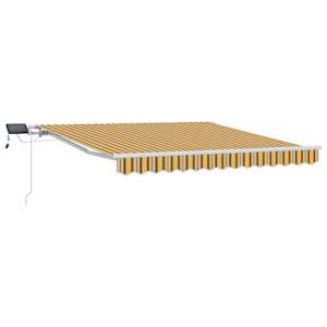 vidaXL Kokkuvolditav varikatus Mitmev&auml;rviline 350 x 250 cm