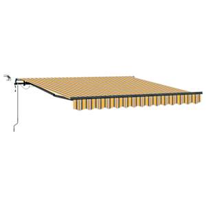 vidaXL Kokkuvolditav varikatus Mitmev&auml;rviline 350 x 250 cm Pol&uuml;ester