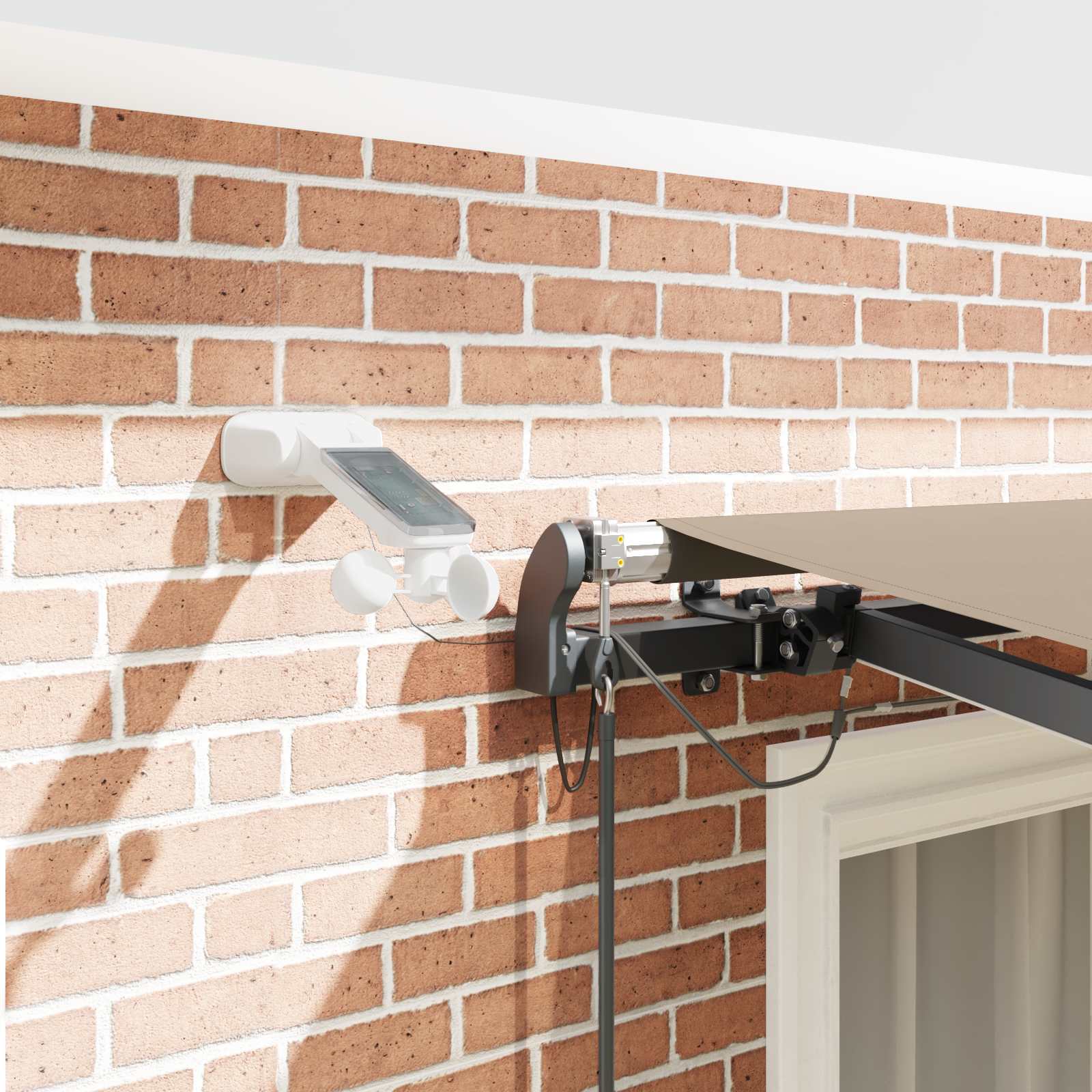 Luifeldoek met Beige 350 x 250 cm Polyester image 4