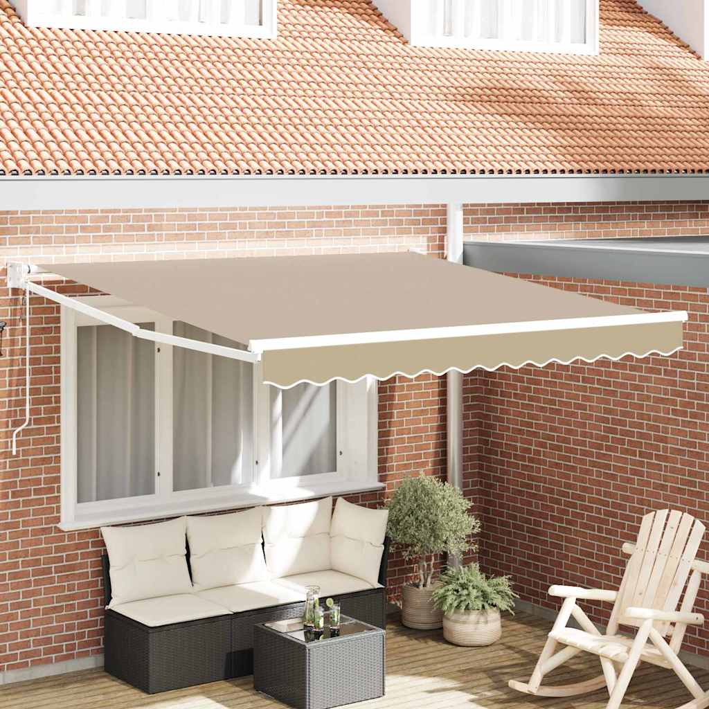 Automatická Vysúvacia Markíza Béžová 350x250 cm 3330348