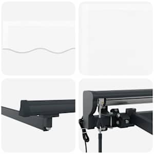 Retraktilna tenda Bela 350 x 250 cm Poliester in kovina - slika 8