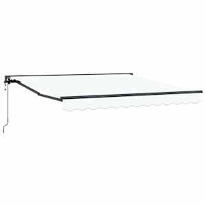 Rám markýzy Bílý 350 x 250 cm Polyester s PU povrchovou úpravou - obrázek 2