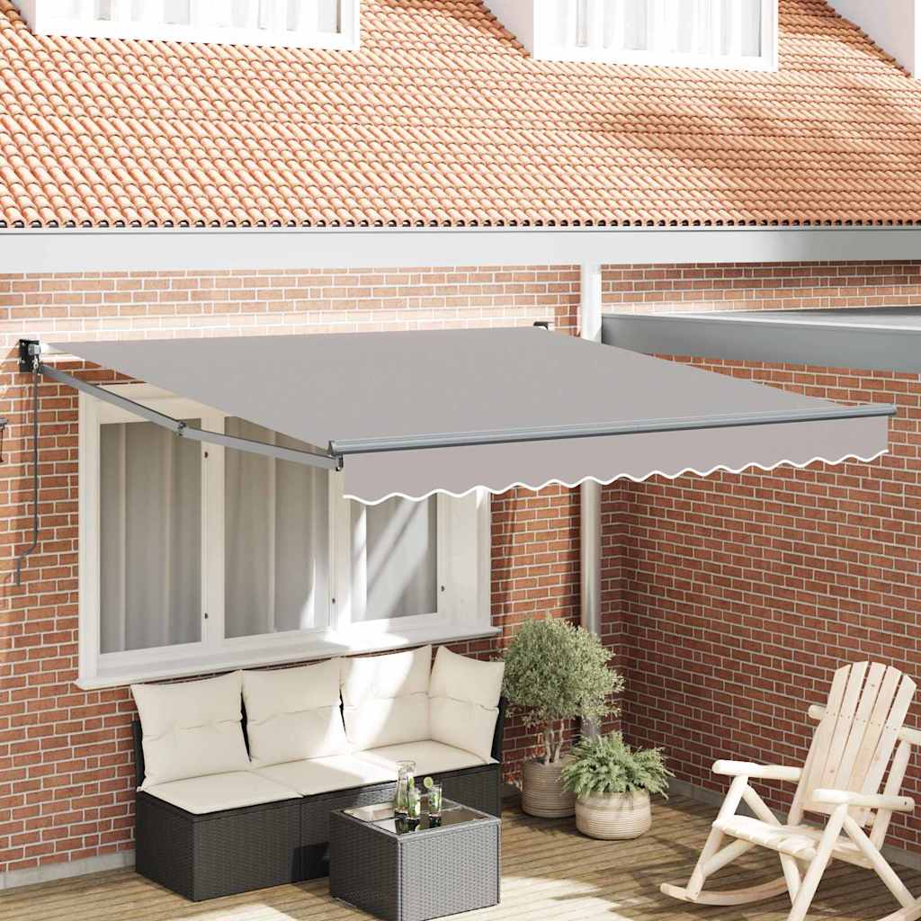 käsitsi sissetõmmatav varikatus helesinine 350x250 cm, vidaXL varikatus vahetusriie 3.5x2.5 m raamile helesinine