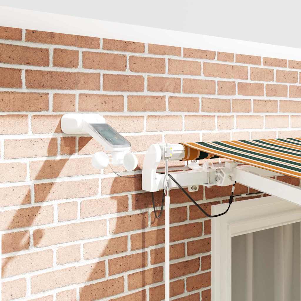 Inklapbaar Zonnescherm Groen en Geel 350 x 250 cm image 4