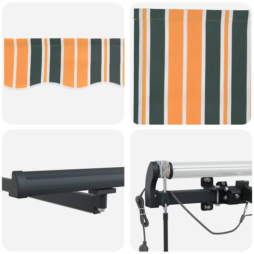 Luifeldoek met Groen en geel 350 x 250 cm Polyester image 10