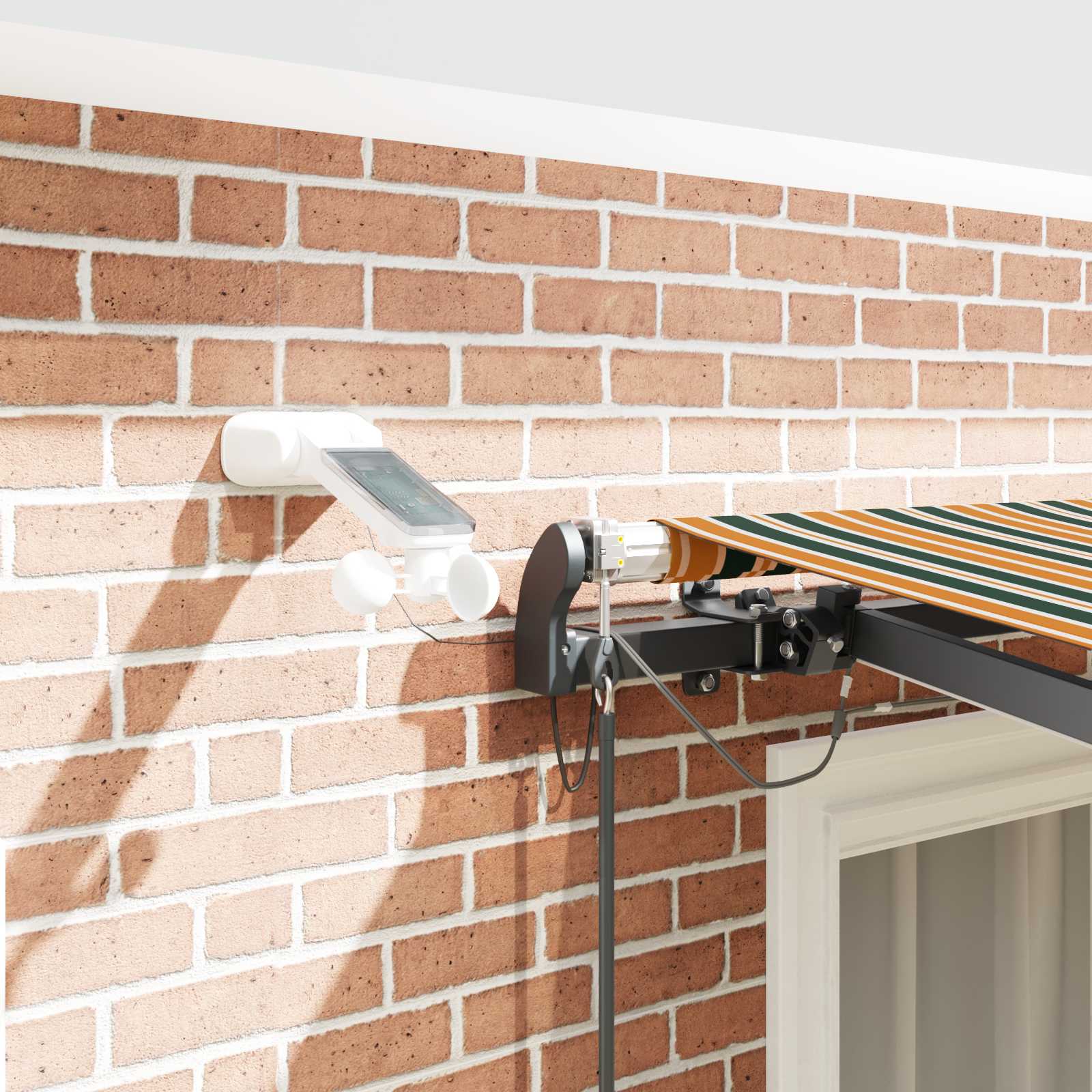 Luifeldoek met Groen en geel 350 x 250 cm Polyester image 4