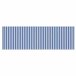 Retraktilna tenda Modra in bela 400 × 300 cm - slika 7