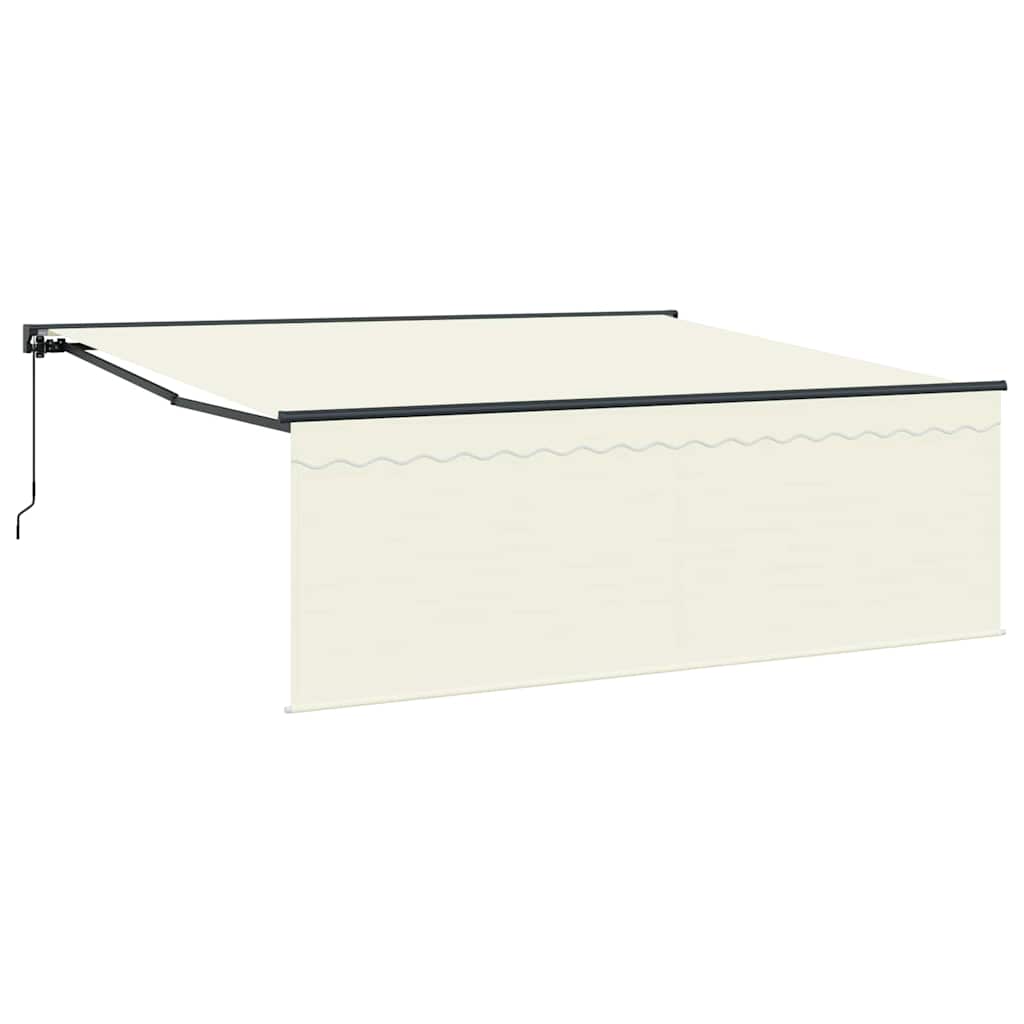 Vetoutuva markiisi Beige 400 × 300 cm Polyesteri