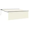 vidaXL Kokkuvolditav varikatus cream 400 &times; 300 cm