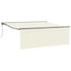 vidaXL Kokkuvolditav varikatus cream 400 &times; 300 cm