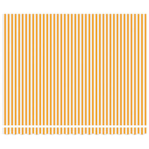 Rám markýzy Žlutá a bílá 400 × 300 cm - obrázek 6