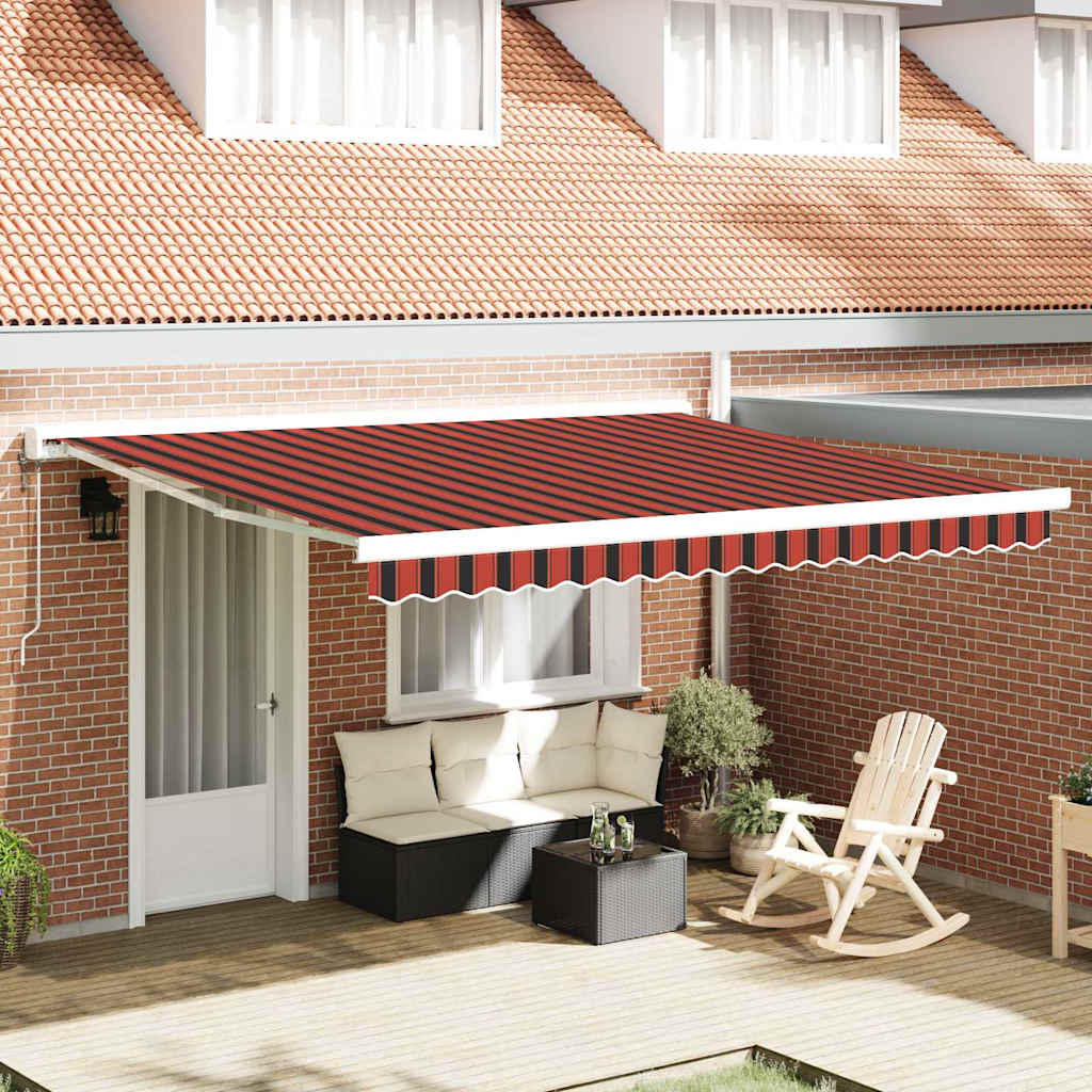 Automaatne Kokkukäiv Varikatus Oranž ja Pruun 400x300 cm