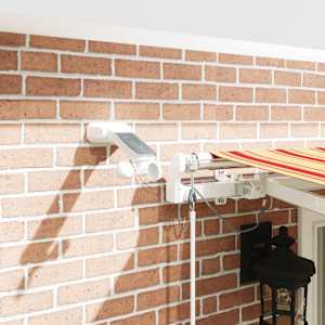 Retraktilna tenda z LED lučmi Rumena in oranžna 400 × 300 cm - slika 4