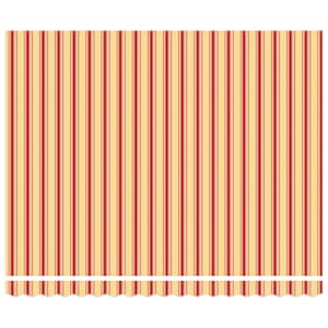 Retraktilna tenda z LED lučmi Rumena in oranžna 400 × 300 cm - slika 8