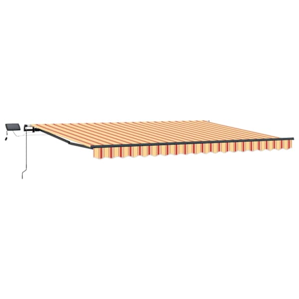 vidaXL Kokkuvolditav varikatus Kollane ja oranž 400 &times; 300 cm
