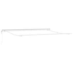 Retraktilna tenda večbarvno 400 × 300 cm blago - slika 4