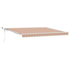 vidaXL Kokkuvolditav varikatus Mitmev&auml;rviline 400 &times; 300 cm Pol&uuml;ester