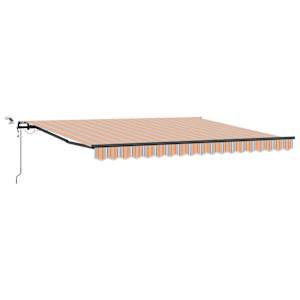 vidaXL Kokkuvolditav varikatus Mitmev&auml;rviline 400 &times; 300 cm Pol&uuml;ester