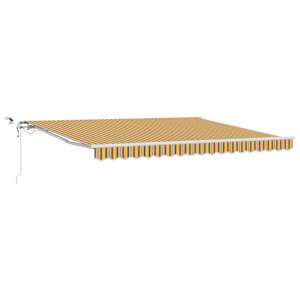vidaXL Kokkuvolditav varikatus Mitmev&auml;rviline 400 &times; 300 cm Pol&uuml;ester