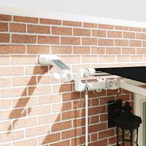 Retraktilna tenda Črna 400 × 300 cm Poliester in kovina - slika 4