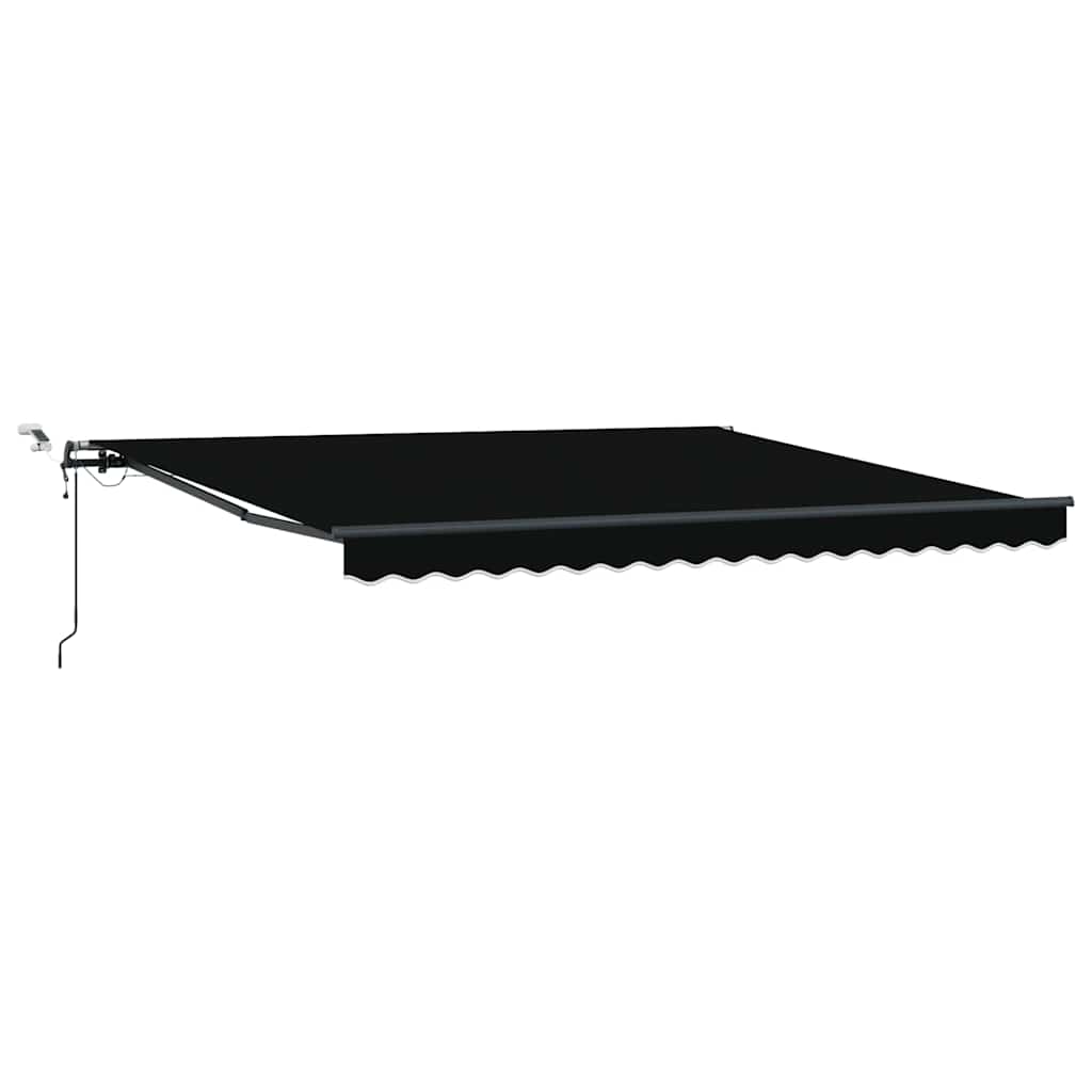 Automaattinen sisäänvedettävä markiisi LED musta 400×300 cm, vidaXL Markiisin vaihto kangas 4×3 m kehykselle musta