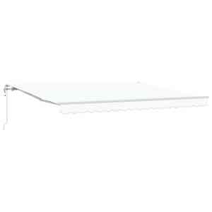 Električni zložljiv senčnik Bela 400 × 300 cm