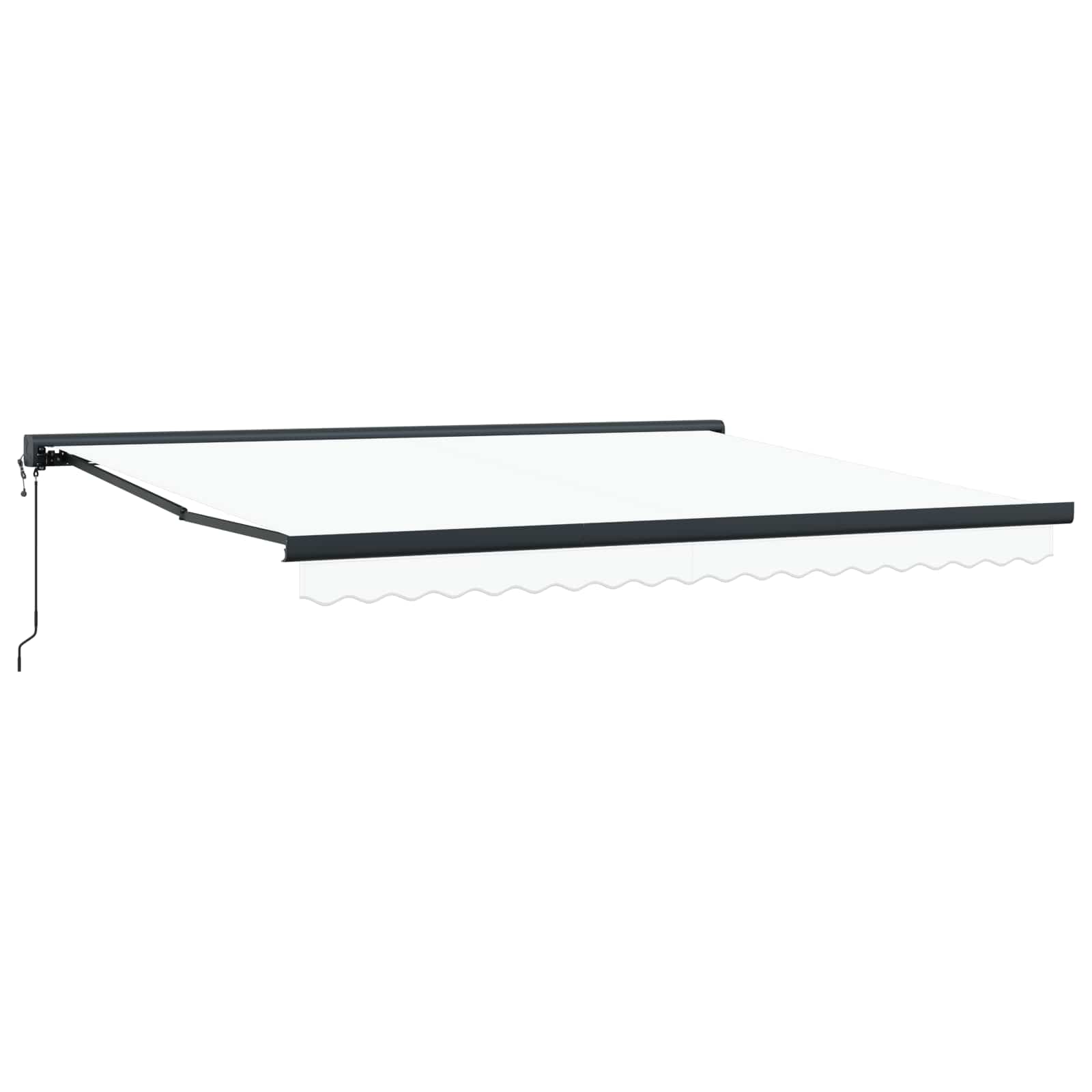 vidaXL Markise Weiß 400 x 300 x 165 cm Polyester und Aluminium