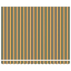 Budsorovatelné zastřešení Zelená a žlutá 400 × 300 cm - obrázek 6