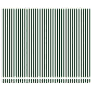 Stahovací markýza Zelená a bílá 400 × 300 cm Polyester a hliník - obrázek 6