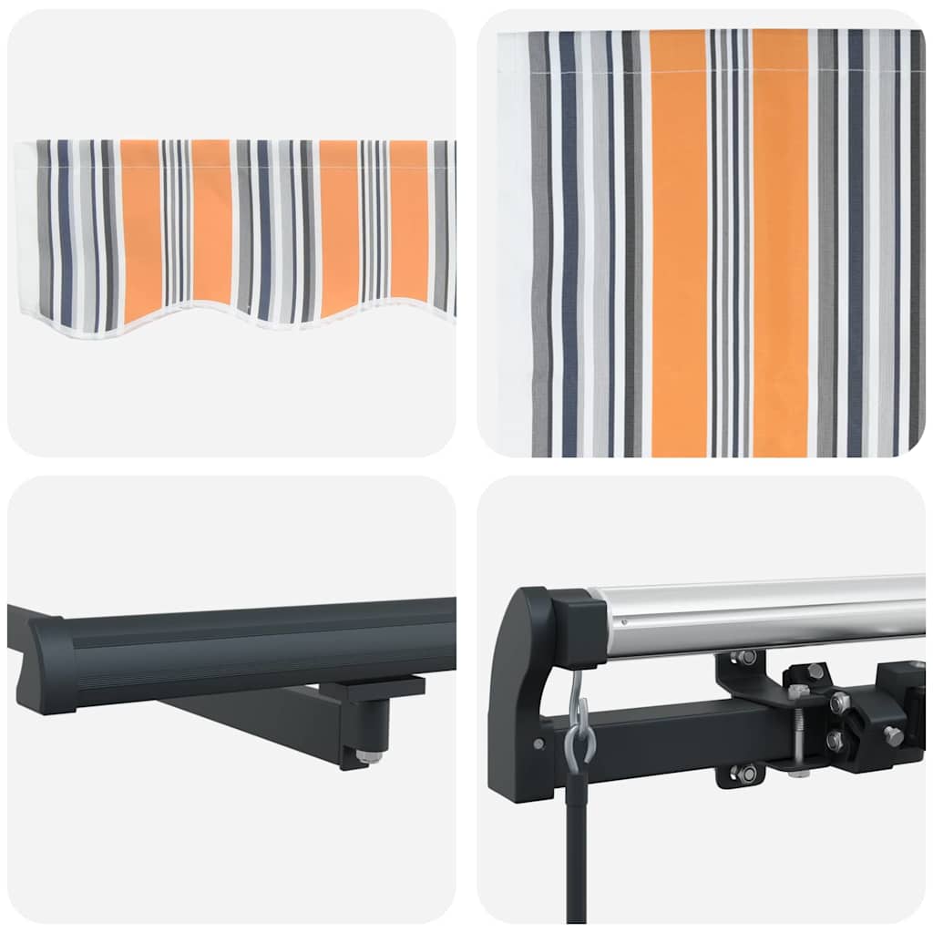Uitschuifbare luifel Meerkleurig 400 × 350 cm image 8