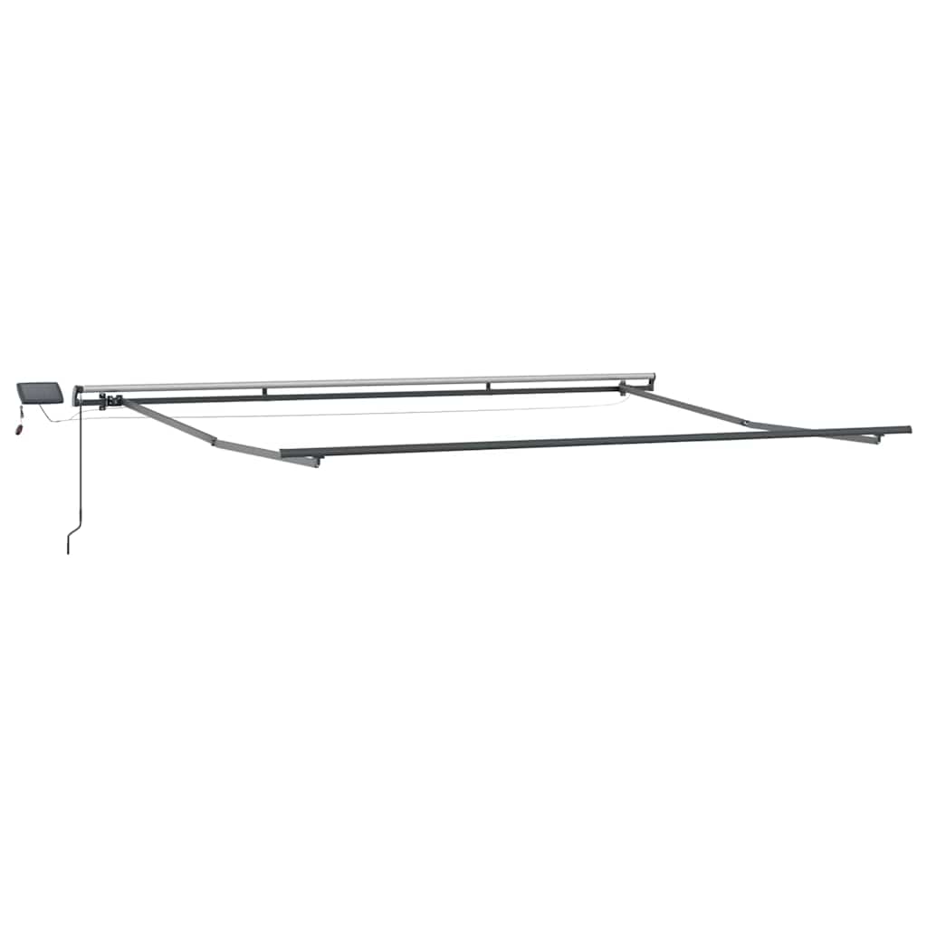 Uitschuifbare luifel Meerkleurig 400 × 350 cm Stof en Aluminium image 6