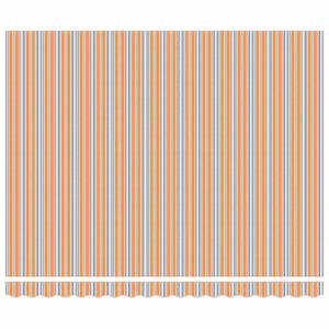 Stahovací markýza Vícebarevný 400 × 350 cm Látka a hliník - obrázek 8