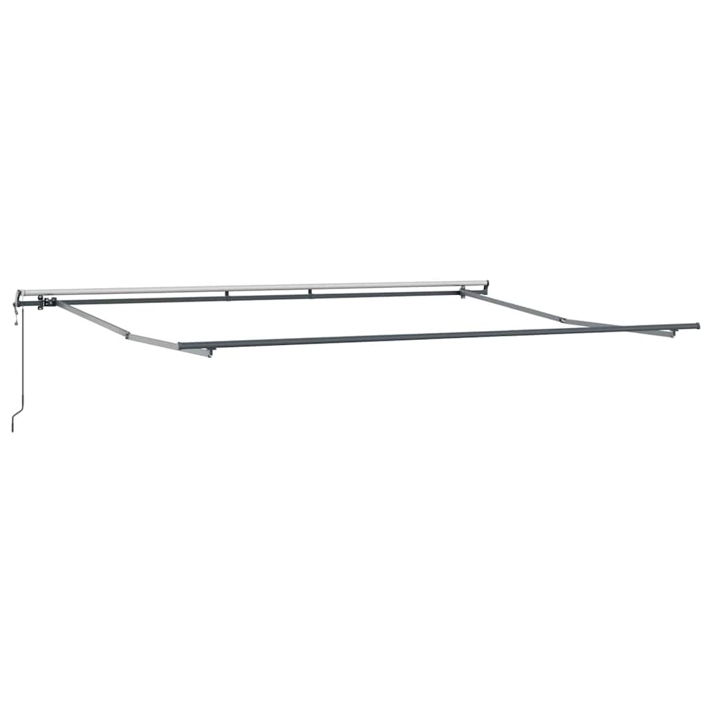 Uitschuifbare luifel Meerkleurig 400 × 350 cm Stof en Aluminium image 5