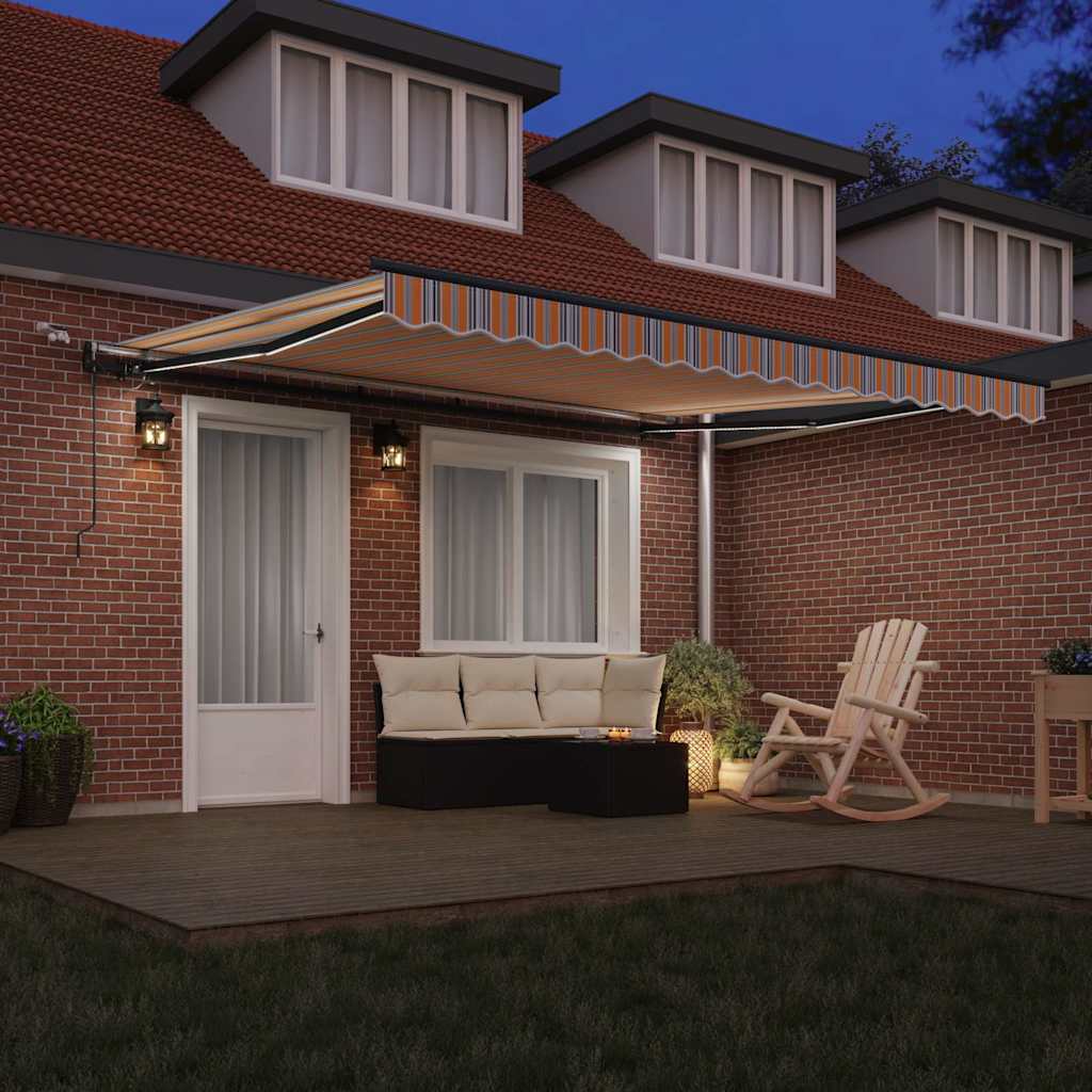 Luifeldoek Meerkleurig 400 × 350 cm Polyester image 3