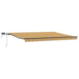 vidaXL Kokkuvolditav varikatus Mitmev&auml;rviline 400 &times; 350 cm
