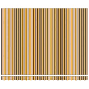 Stahovací markýza Vícebarevný 400 × 350 cm Látka a hliník - obrázek 6