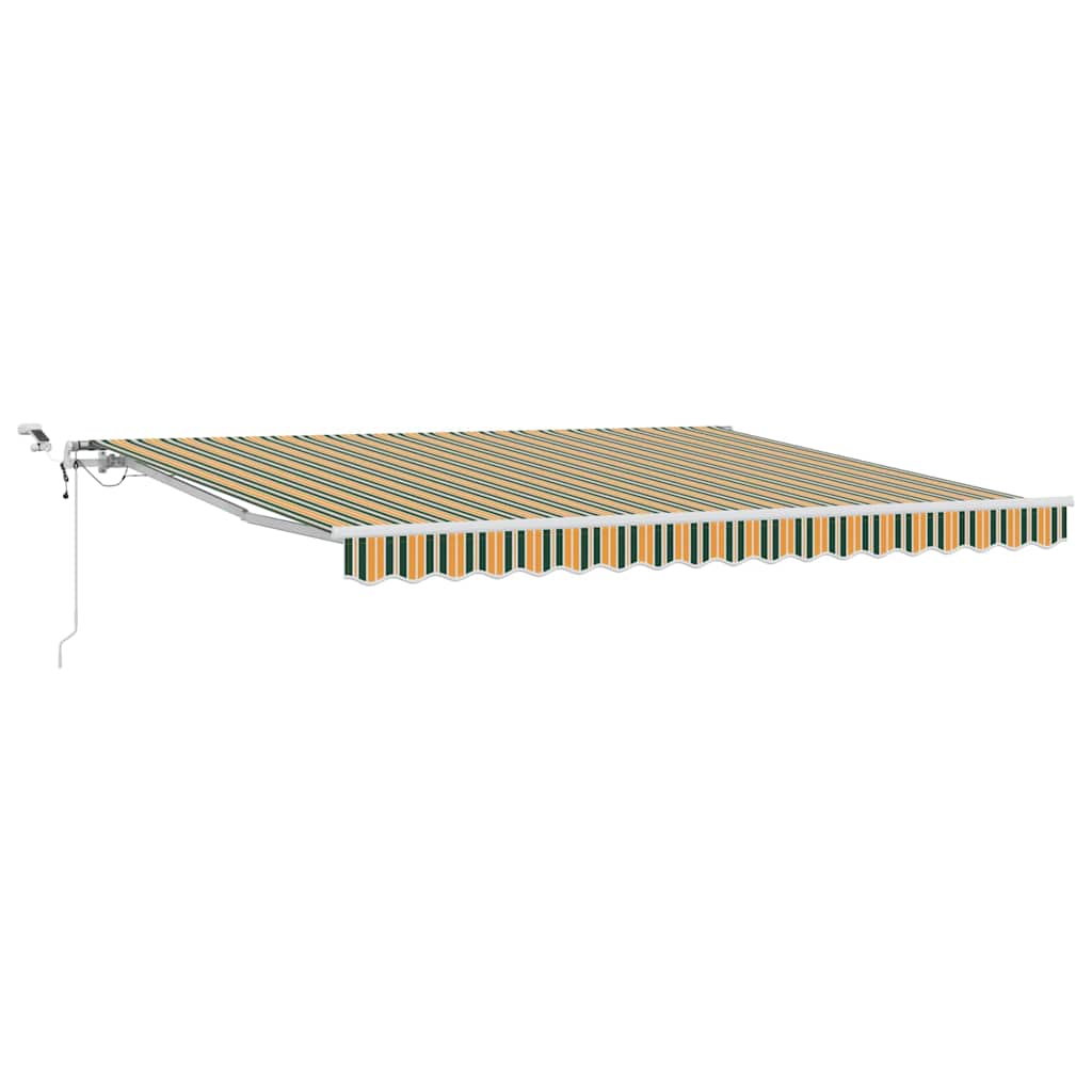 Budsorovatelné zastřešení Zelená a žlutá 400 × 350 cm3330834