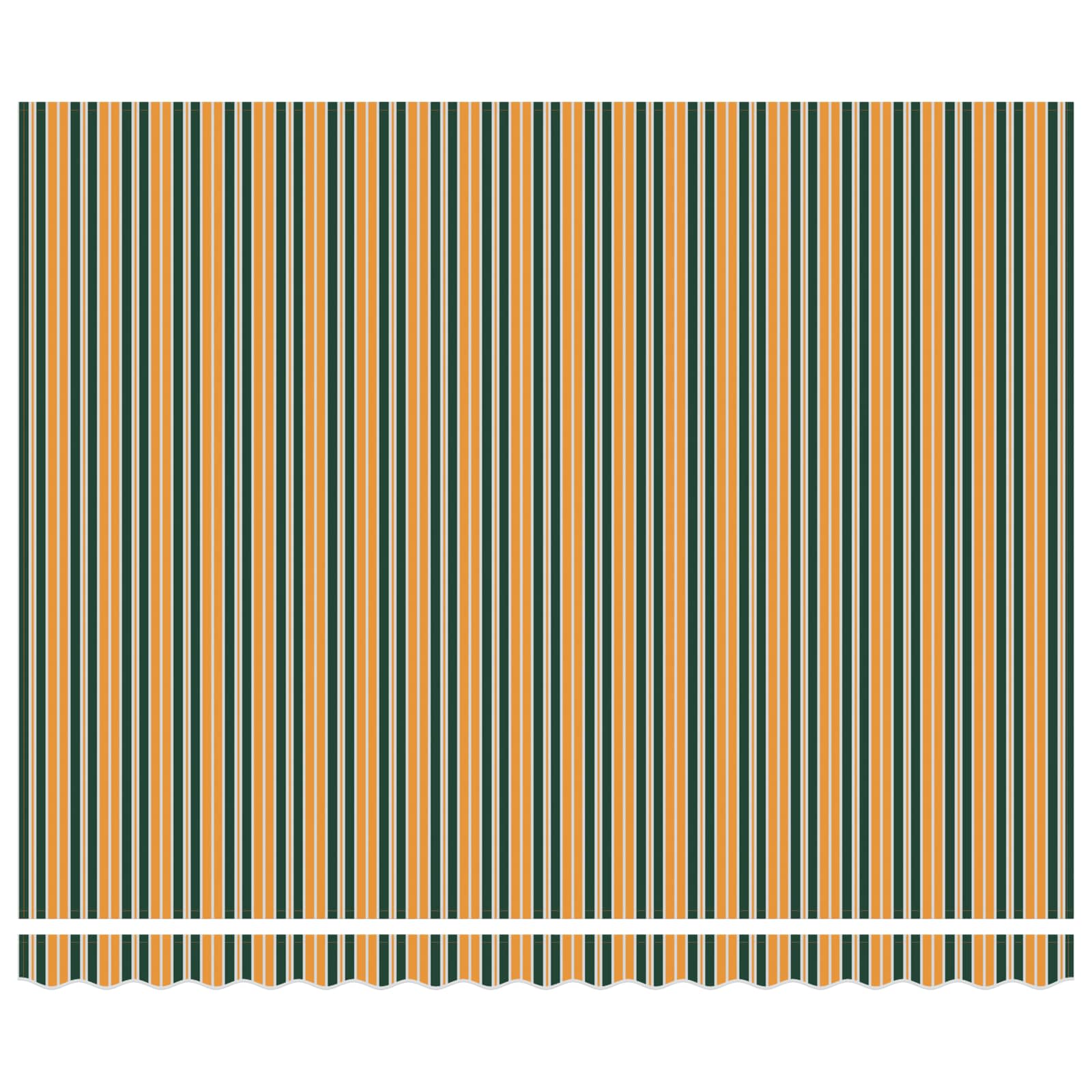 Luifeldoek met Groen en geel 400 × 350 cm Polyester image 8