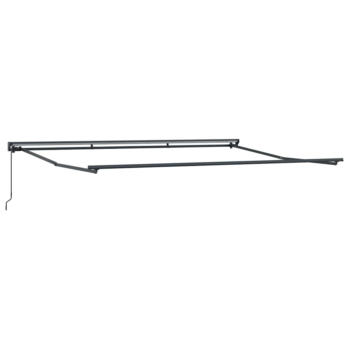 Udtrækkelig markise Blå og Hvid 400 × 300 cm - Billede 5