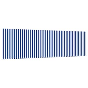 Budsorovatelné zastřešení Modrá a bílá 400 × 300 cm - obrázek 4