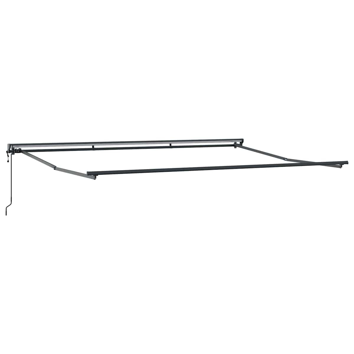 Udtrækkelig markise Blå og Hvid 400 × 300 cm - Billede 6