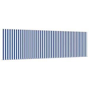 Budsorovatelné zastřešení Modrá a bílá 400 × 300 cm - obrázek 4