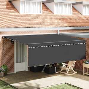 Budsorovatelné zastřešení Antracit 450 × 300 cm