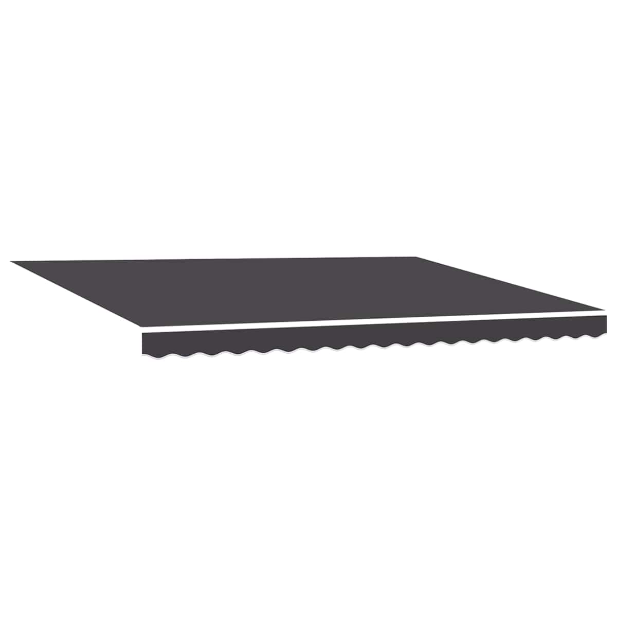 Udtrækkelig markise Antracit 450 × 300 cm - Billede 5