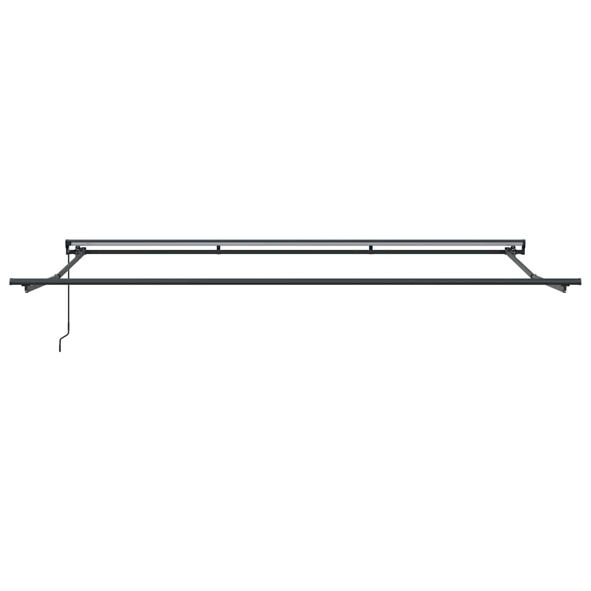Udtrækkelig markise Antracit 450 × 300 cm - Billede 9